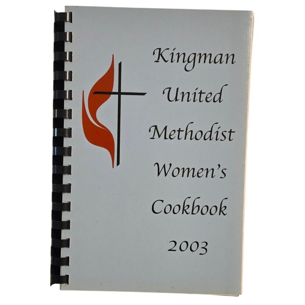Kingman Kansas Cookbook United Methodist Womens 2003 KS Recipe Book Vintage